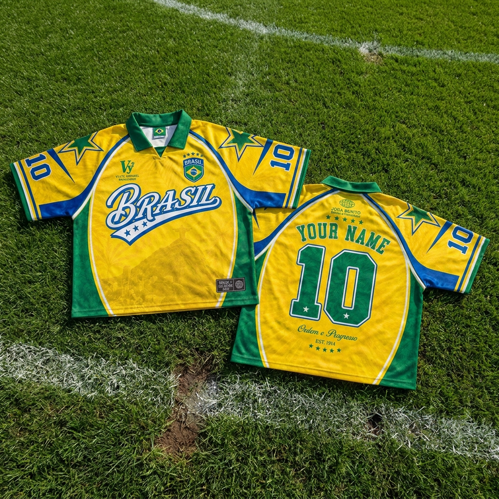 Vylte Brazil Retro Jersey – Field