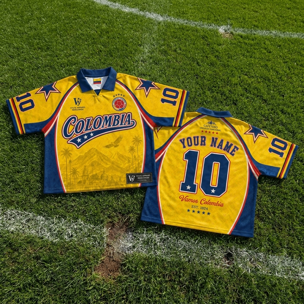 Vylte Colombia Retro Jersey on field