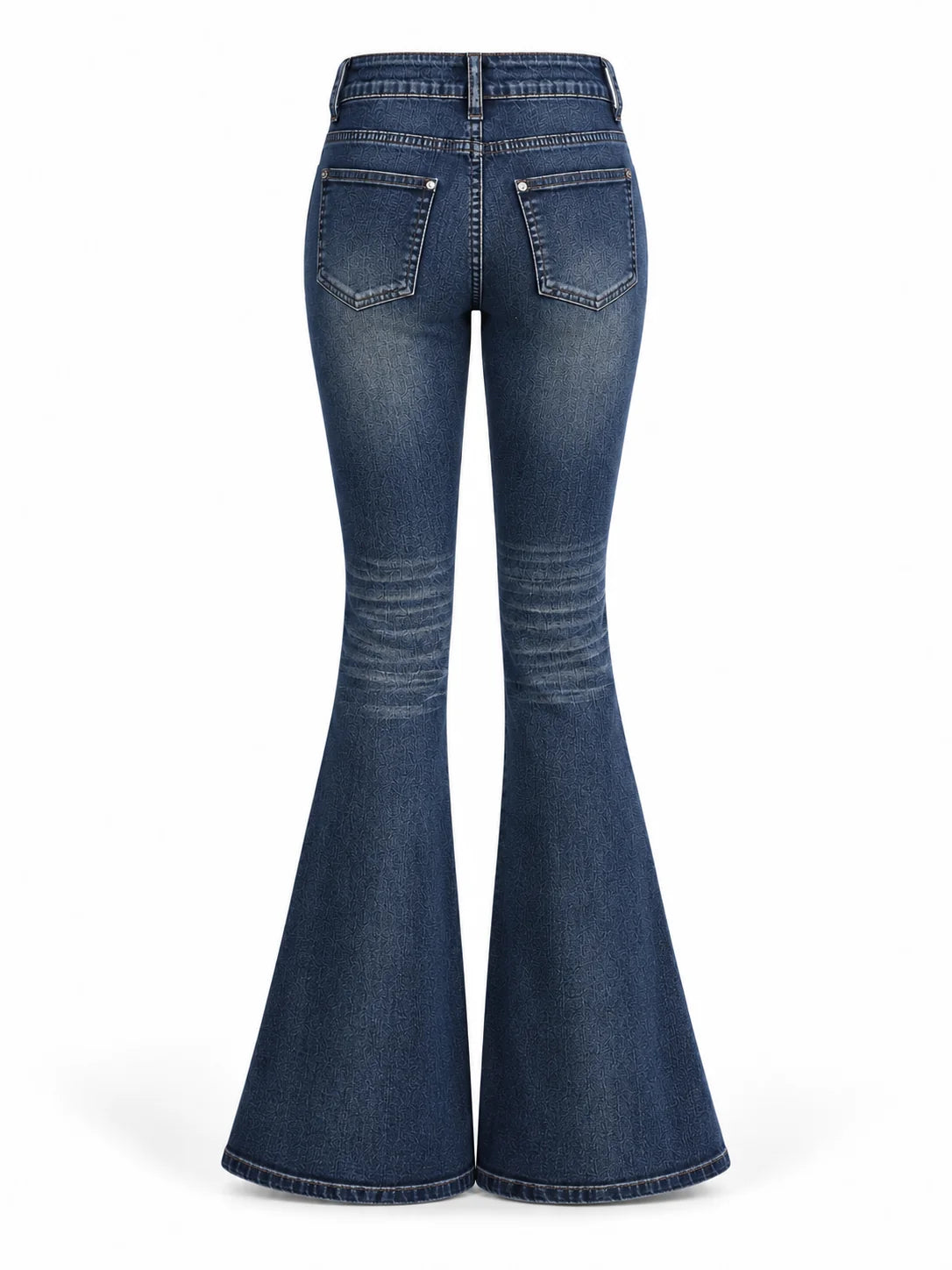 Azure Butterfly Flare Jeans