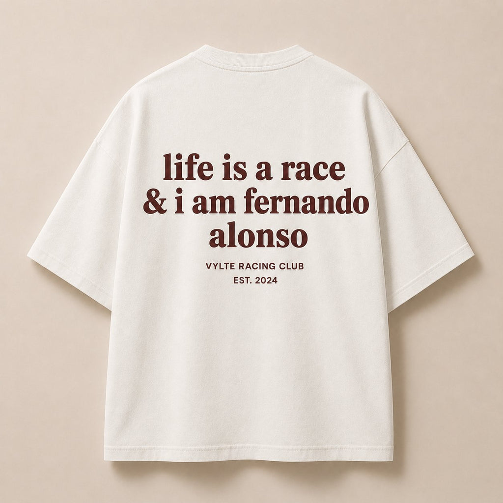 Vylte Racing Club Tee — Fernando Alonso back