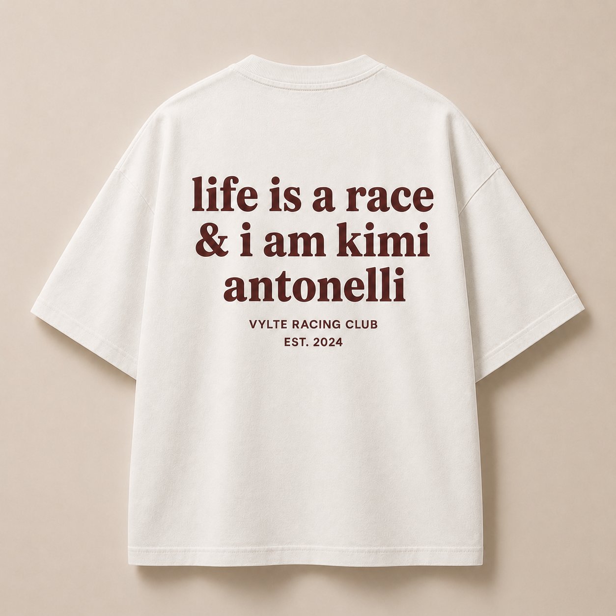 Vylte Racing Club Tee — Kimi Antonelli back