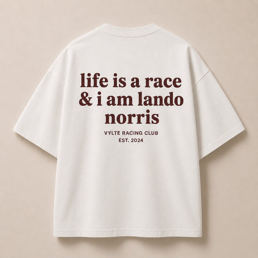 Vylte Racing Club Tee — Lando Norris back