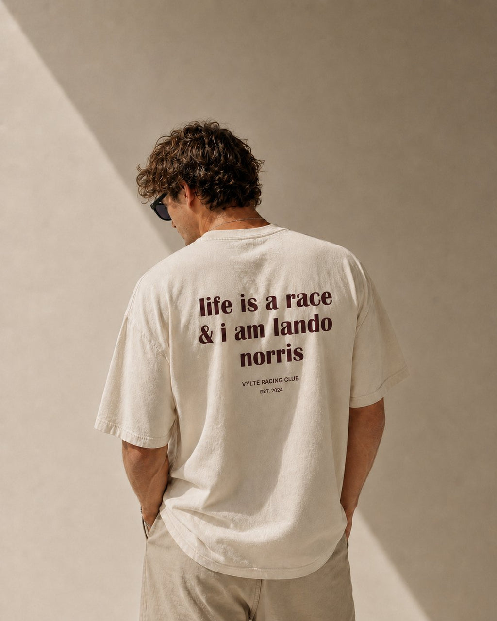 Vylte Racing Club Tee — Lando Norris model