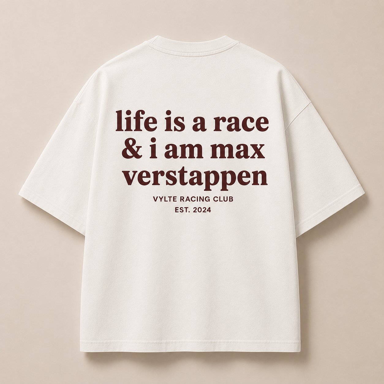 Vylte Racing Club Tee — Max Verstappen back