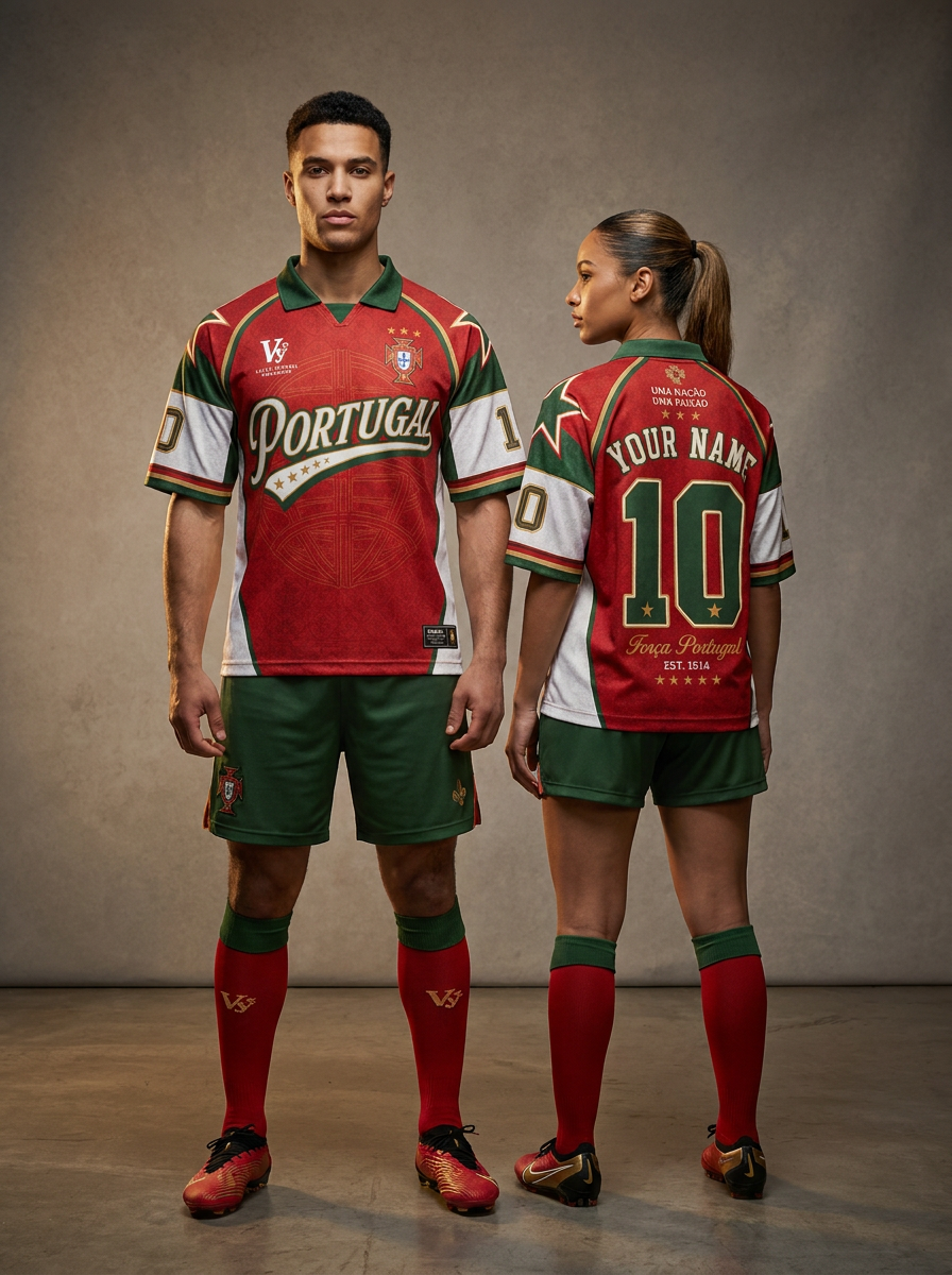 Vylte Portugal Retro Jersey — studio